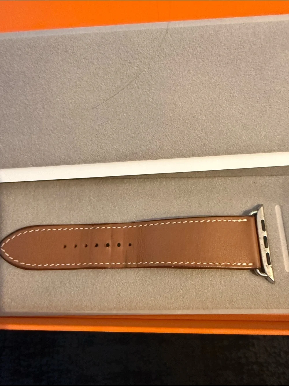 Hermès Orange Box with Black Logo
